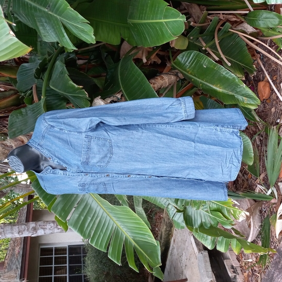 Eileen Fisher denim tunic dress - Picture 1 of 9